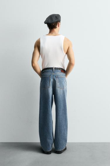 JEAN RELAXED STRAIGHT FIT ÉDITION LIMITÉE - Bleu de Zara - Image 2