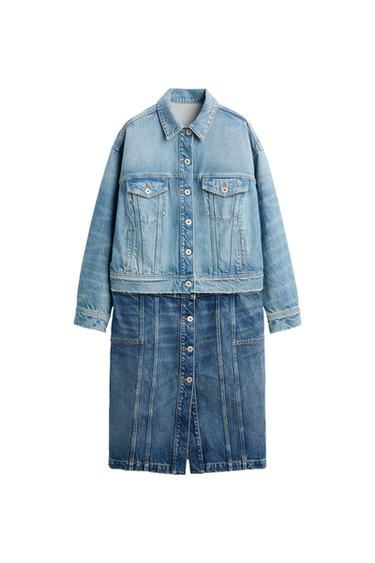 ZW DETACHABLE DENIM DRESS X MAISON SPECIAL