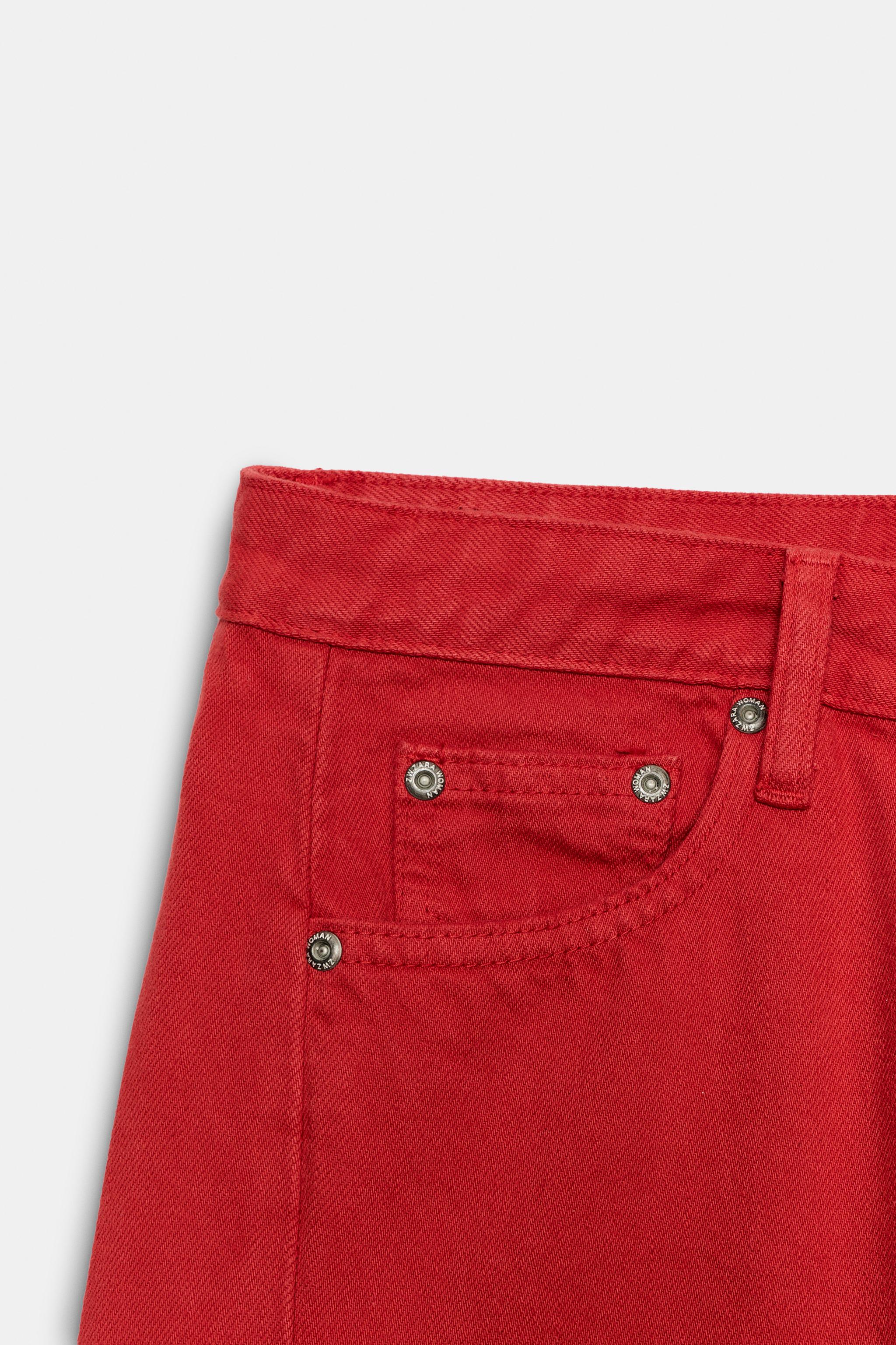 Женские джинсы Zara ZW COLLECTION MID-RISE RELAXED JEANS — фото 8