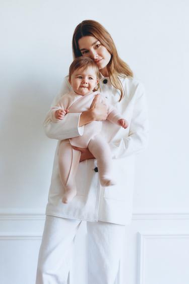 Zara 100% CASHMERE JUMPSUIT - Light pink