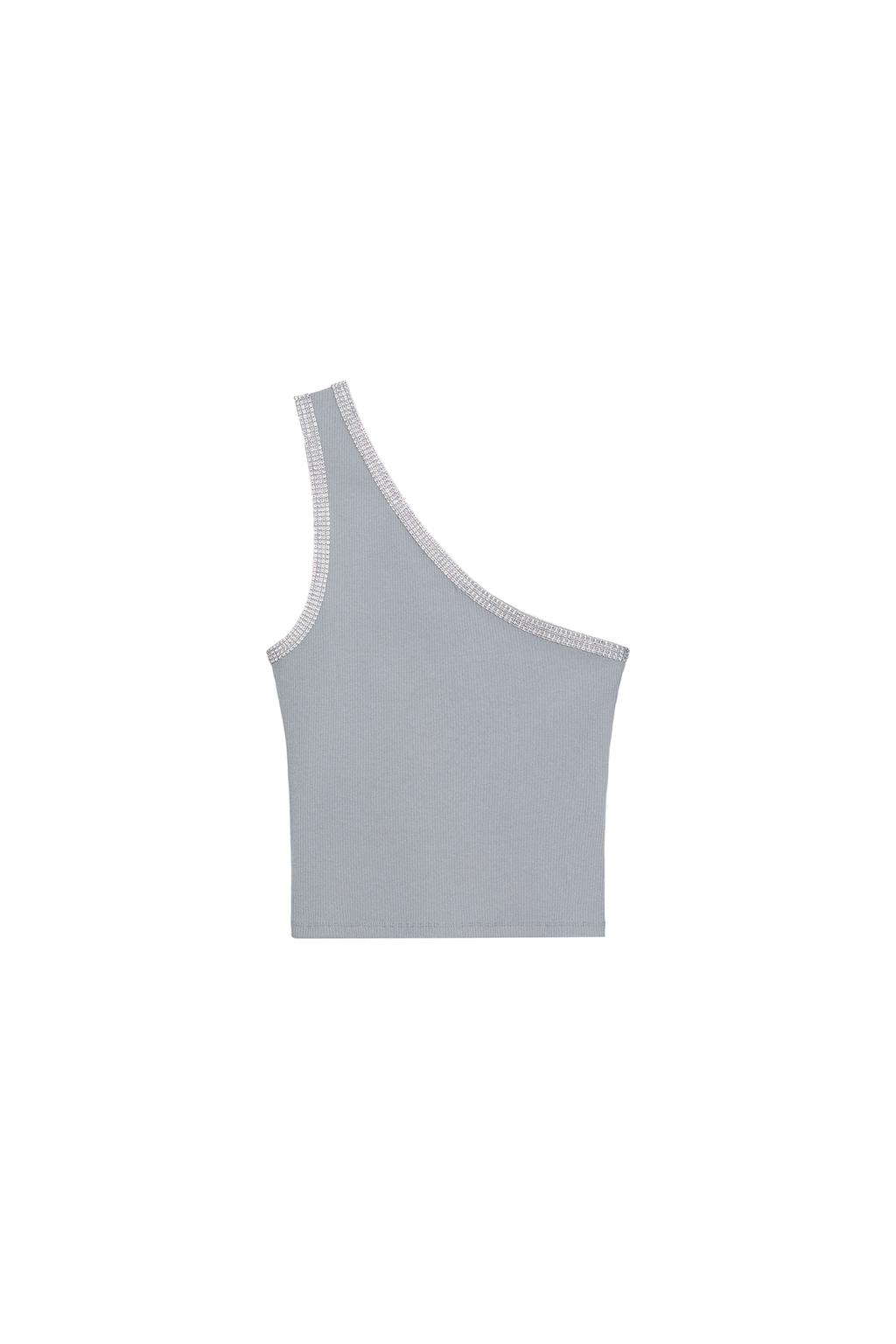 ASYMMETRIC SPARKLY TOP - image 3