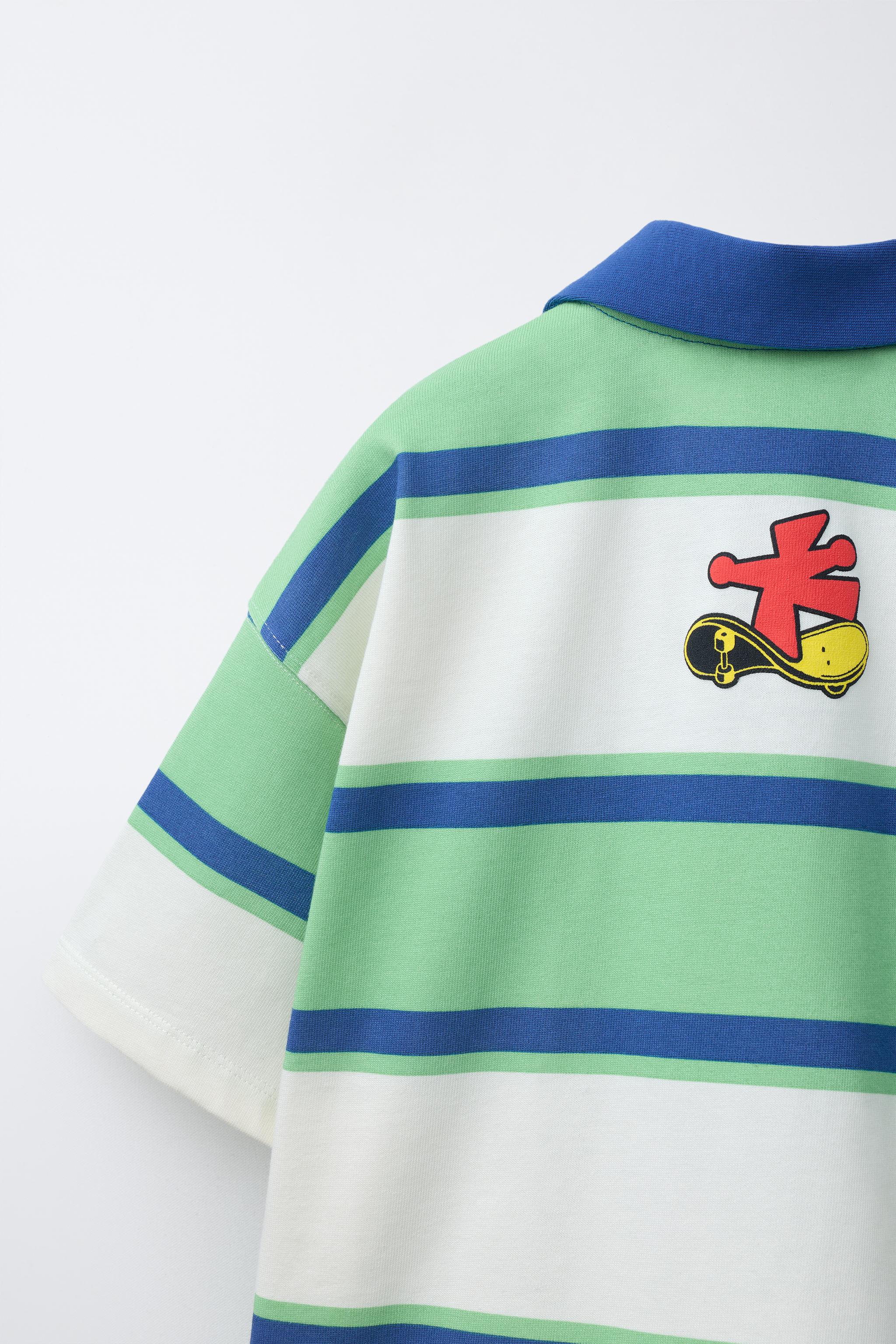 STRIPED SKATE POLO SHIRT