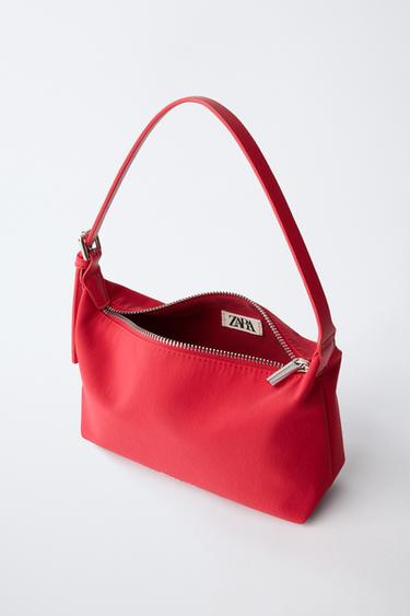 SAC SHOULDER EN NYLON - Rouge de Zara - Image 3