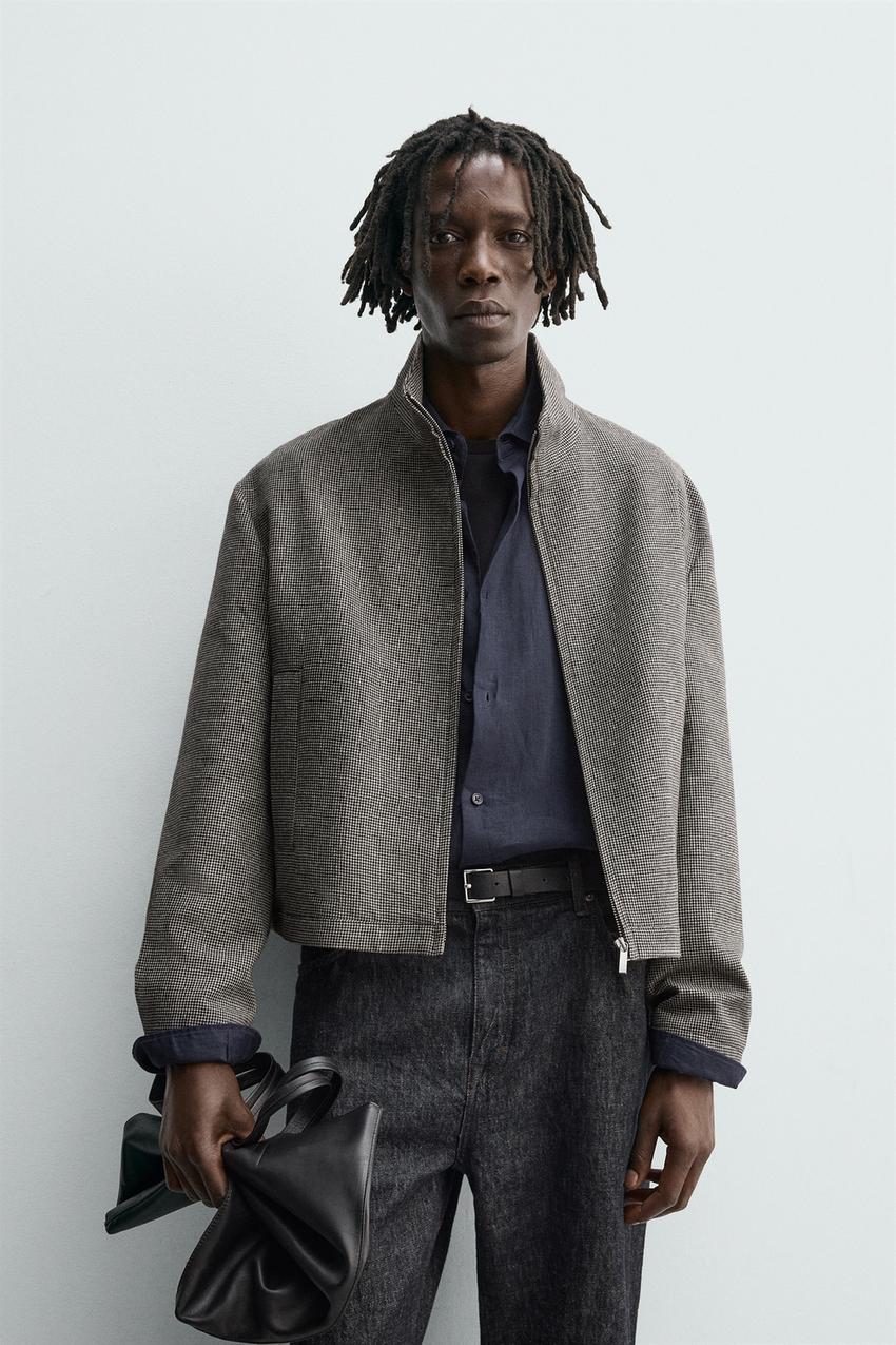 HOUNDSTOOTH OVERSHIRT