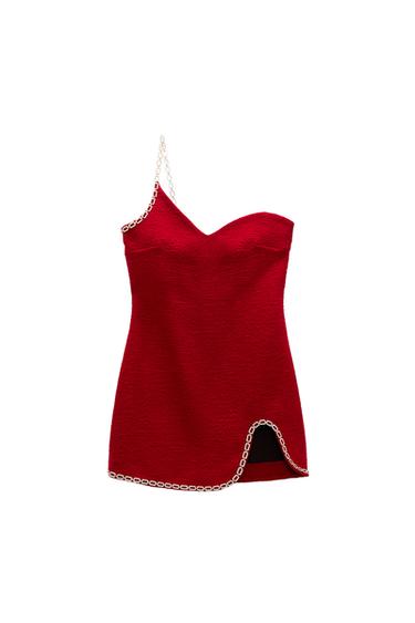 VESTIDO ASIMÉTRICO CADENA