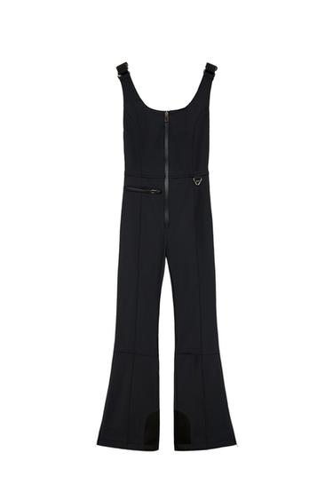WATER-RESISTANT WINDPROOF RECCO® TECHNOLOGY SKI COLLECTION DUNGAREES - Black by Zara