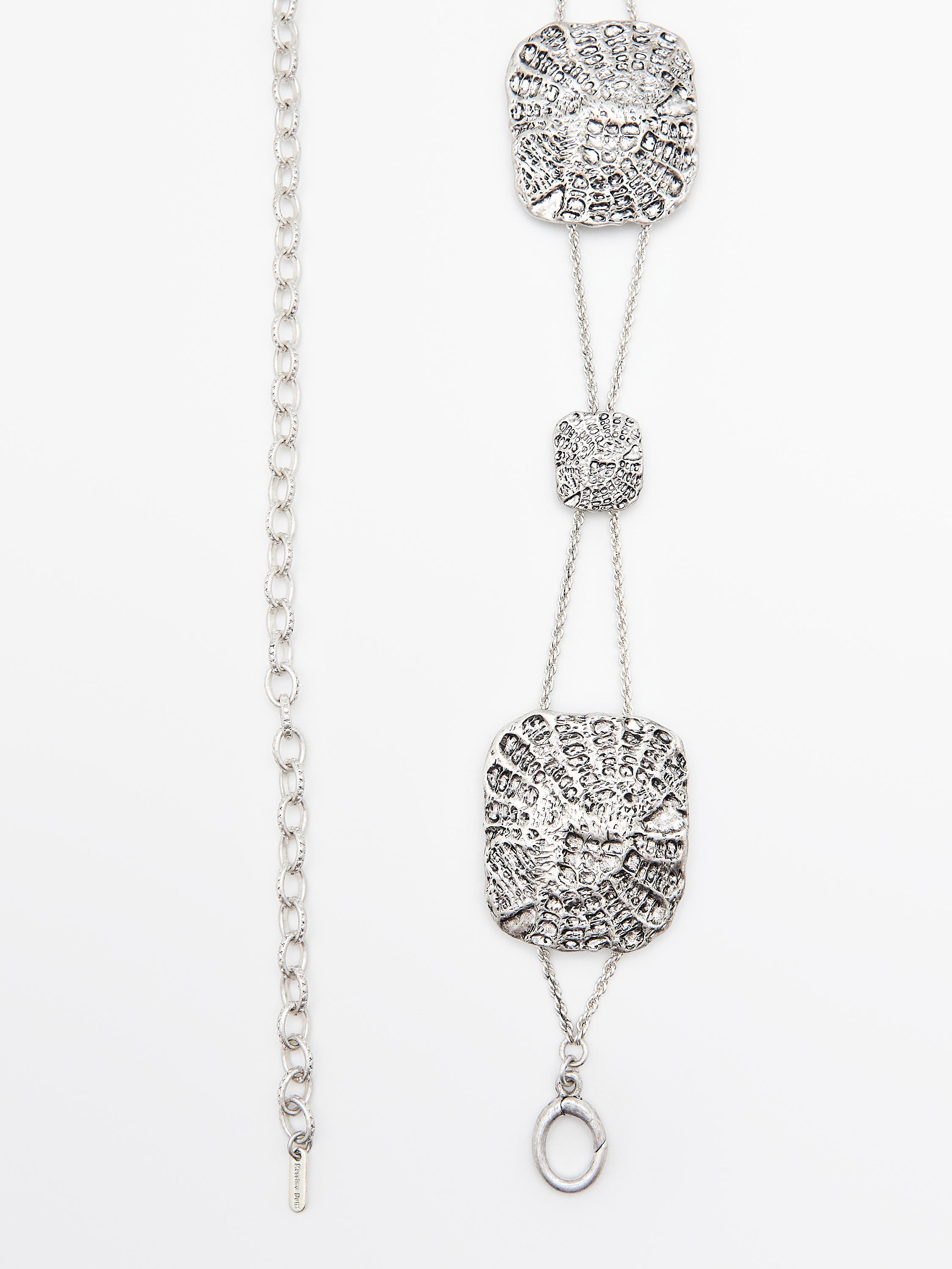 Textured chain and medallion belt