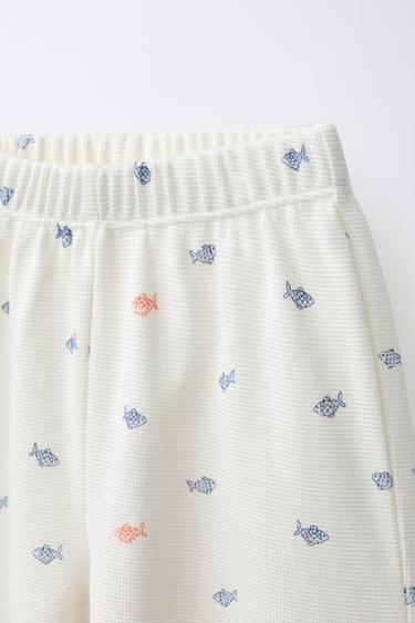 2-6 ANS/ PYJAMA IMPRIMÉ POISSONS - Blanc de Zara - Image 3