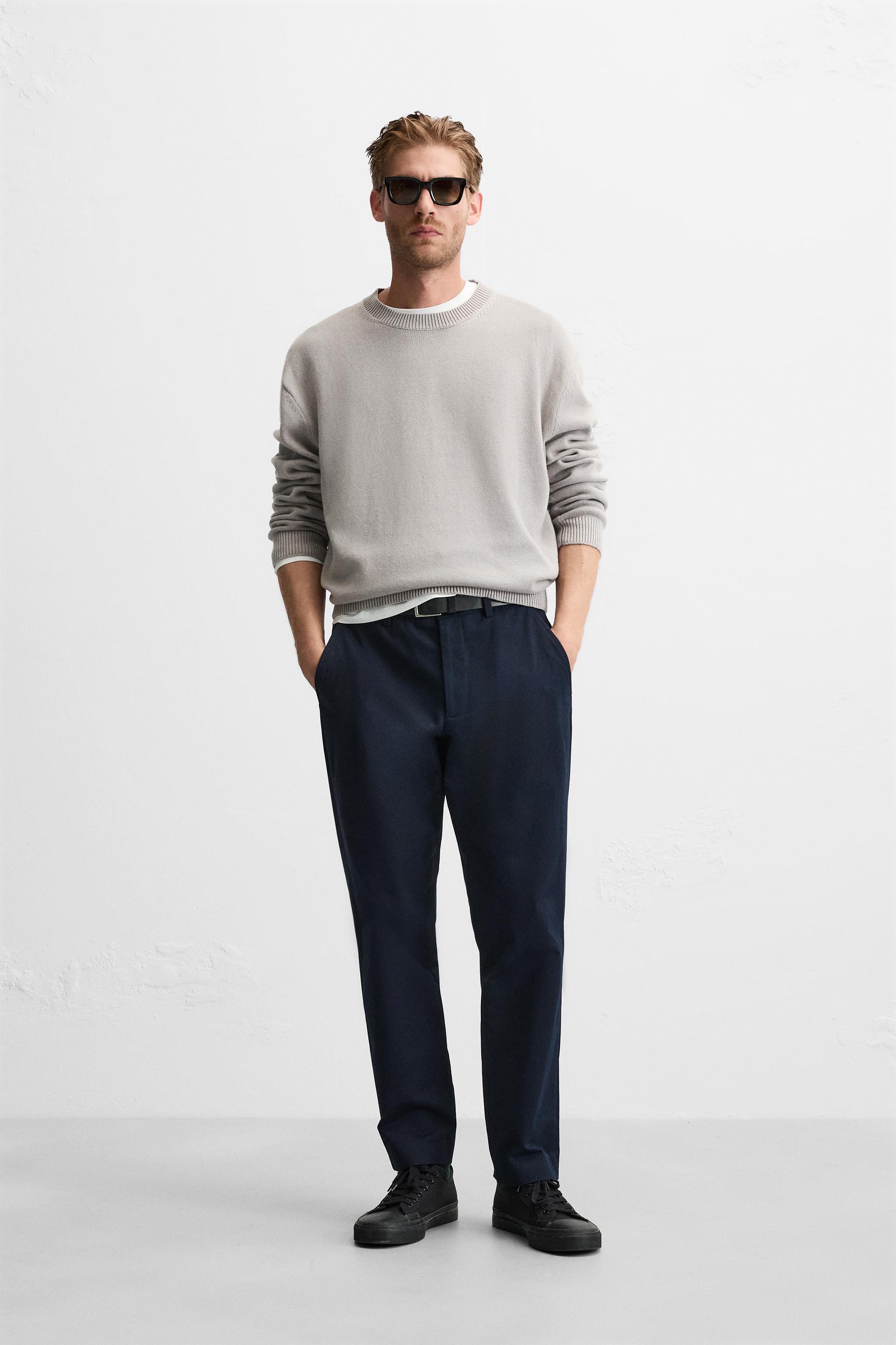 Men s Crew Neck Sweaters Explore our New Arrivals ZARA Canada