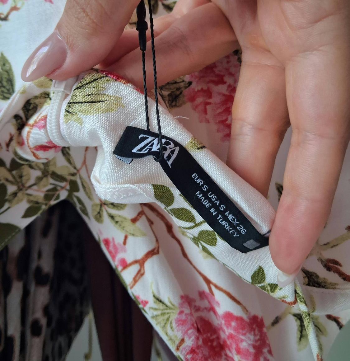 FLORAL PRINT MIDI DRESS - Image 4