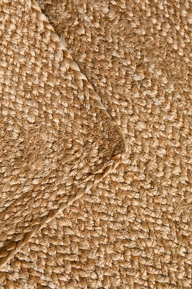TAPETE RECTANGULAR YUTE - Beige claro de Zara