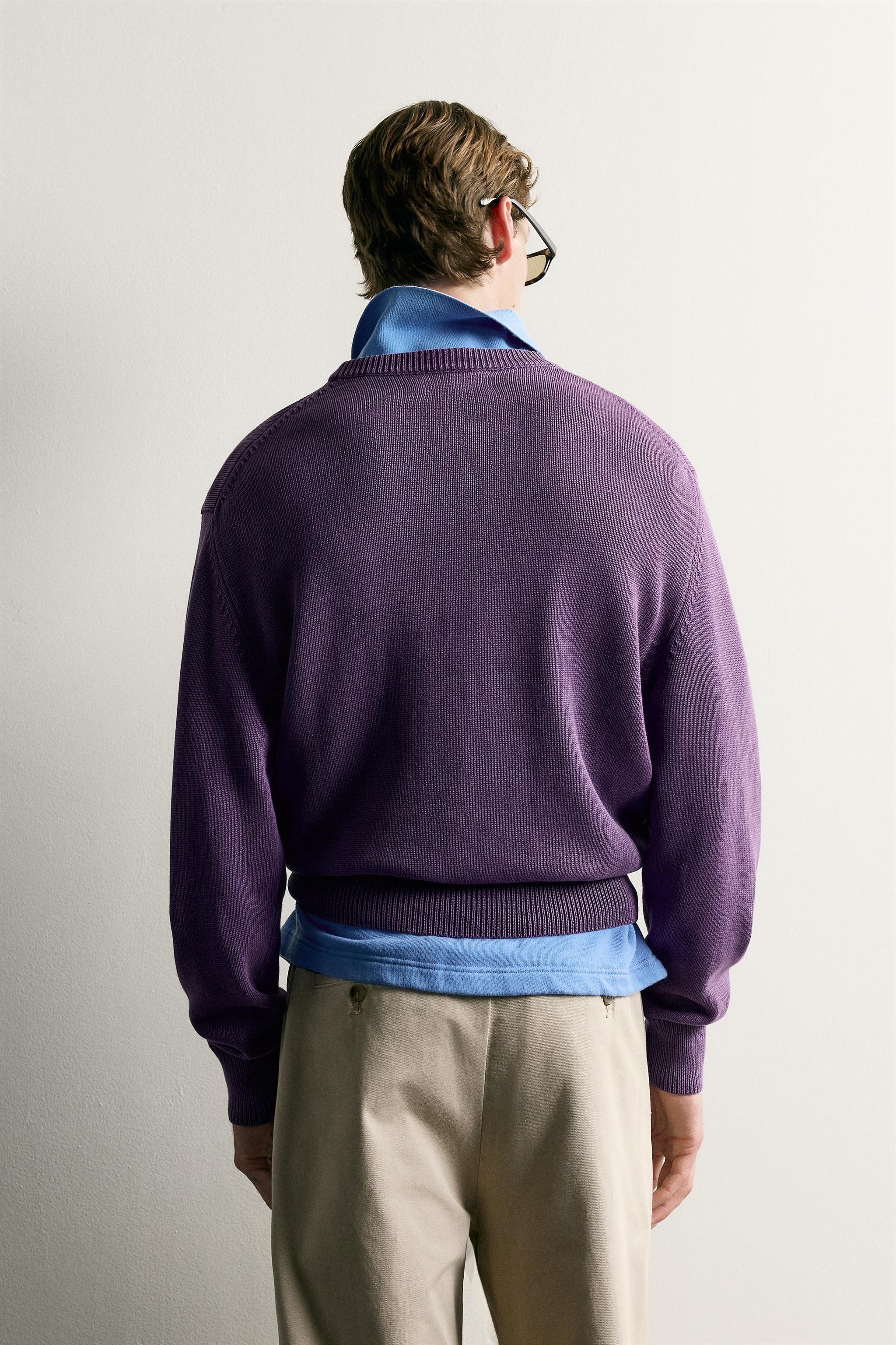 REGULAR FIT COTTON JUMPER