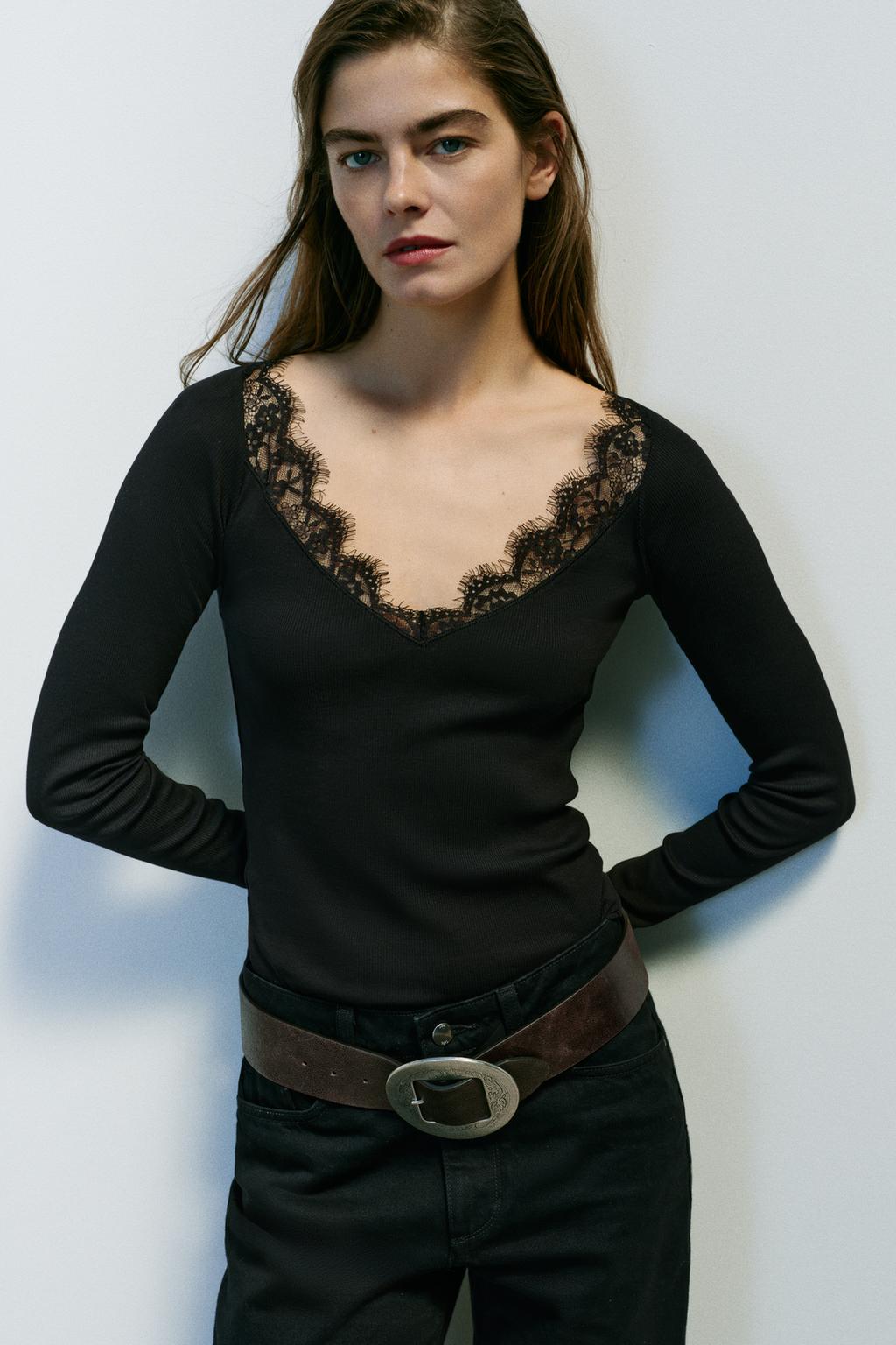 COMBINED RIB T-SHIRT