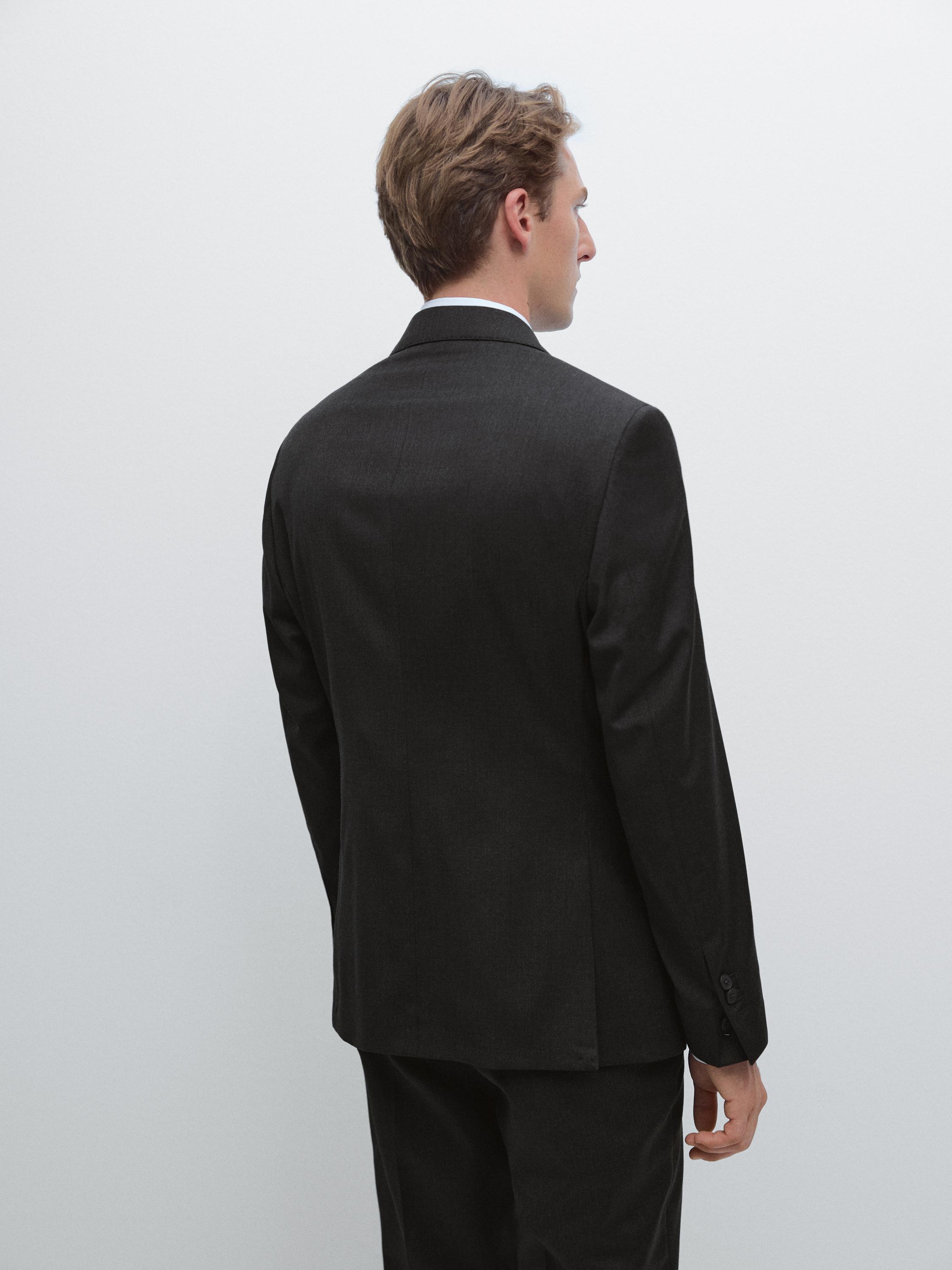 100% wool suit blazer