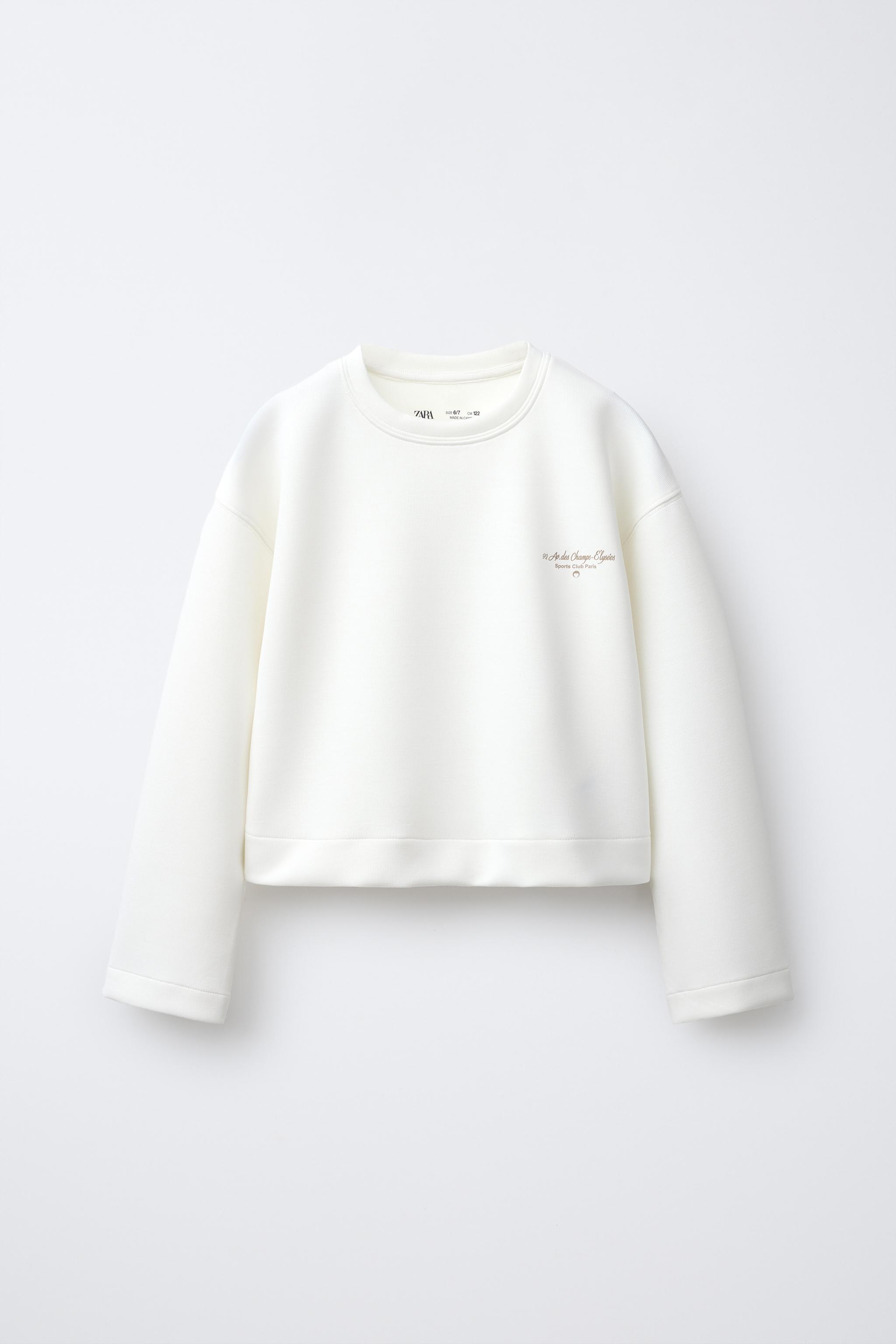 ATHLETIC SWEATSHIRT WITH TEXT