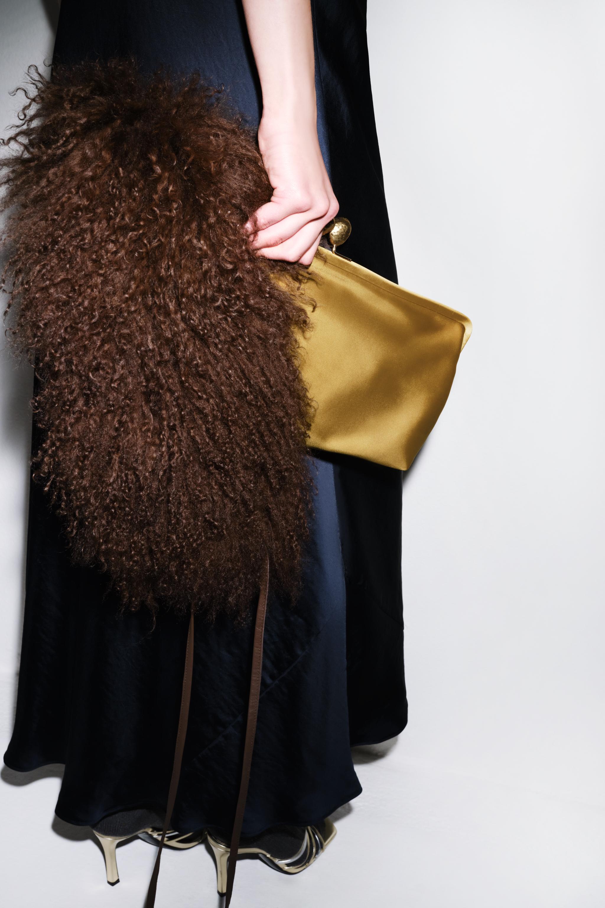 Satin Handbag by Zara