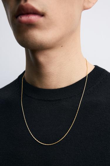 CHAÎNE MAILLONS ACIER INOXYDABLE - Or de Zara - Image 1