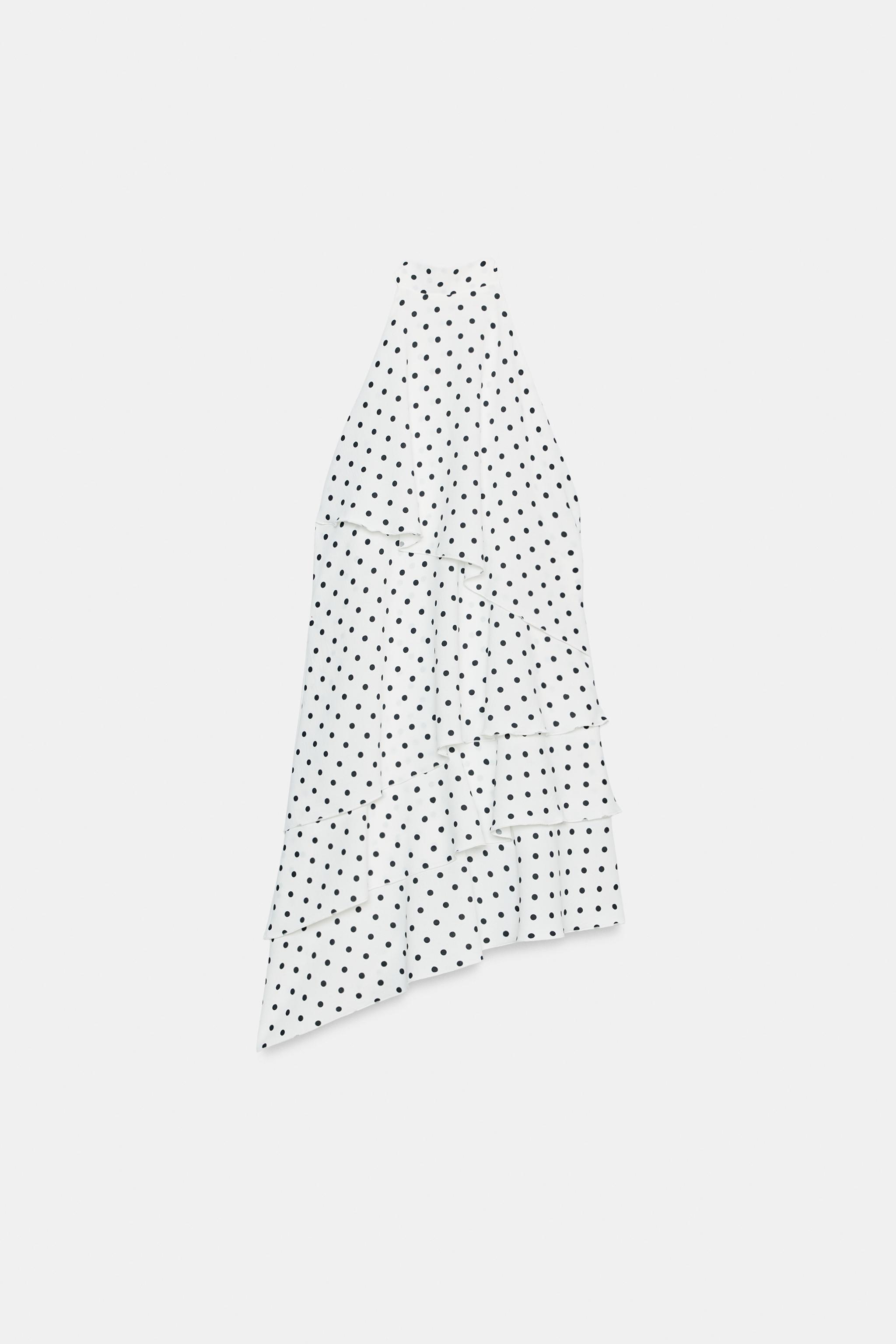 POLKA DOT HALTER DRESS