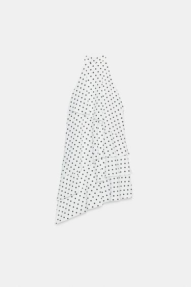 HALTER DOTS DRESS - Black / White by Zara - Image 6
