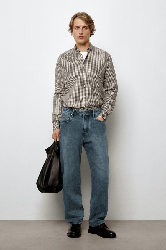Zara Barrel fit jeans - Indigo - Image 0