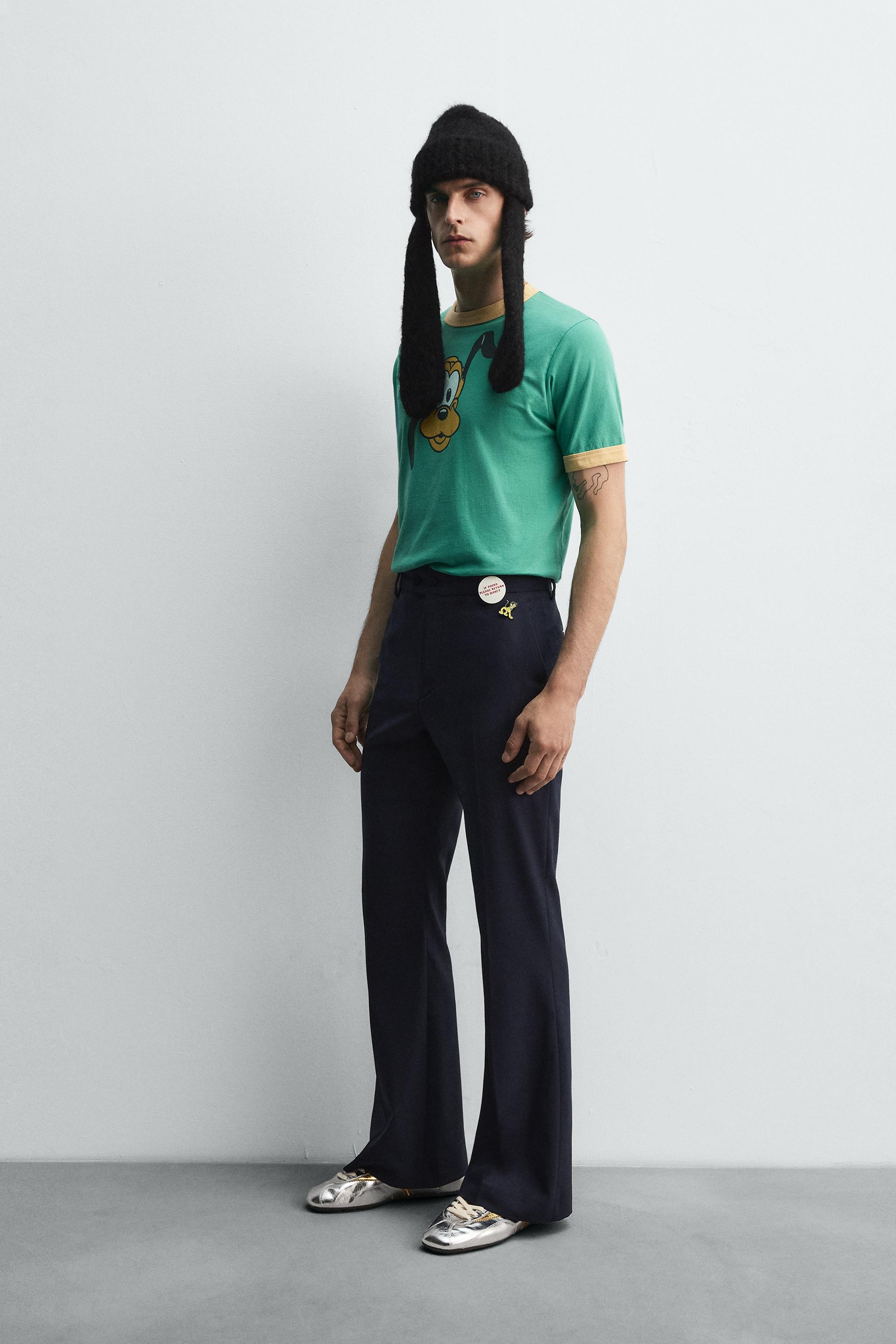 PLUTO HARRY LAMBERT FOR ZARA X DISNEY Tシャツ - グリーン | ZARA