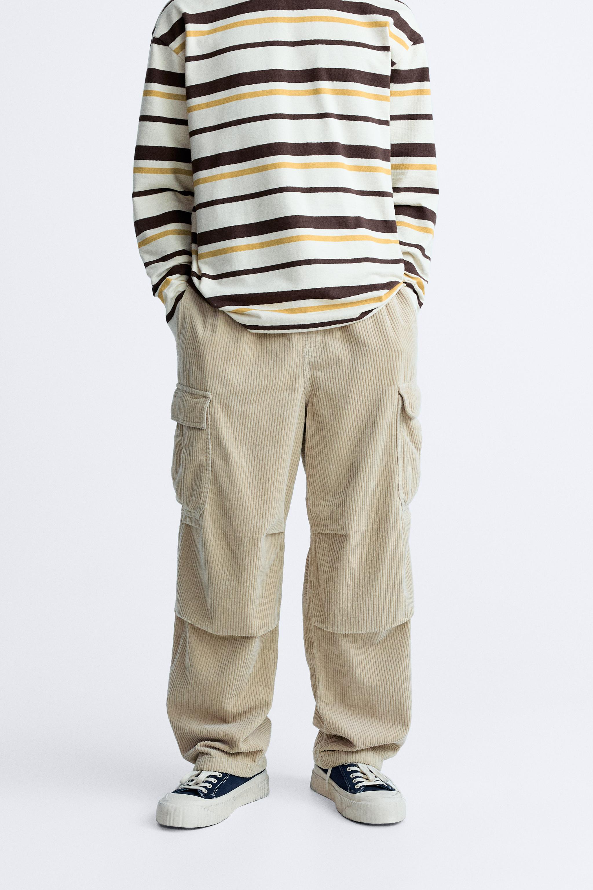 Zara corduroy outlet trousers