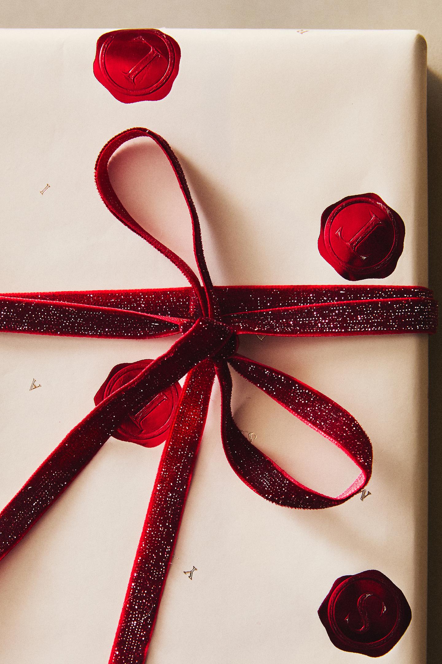 Zara Shiny Christmas Ribbon, цвет: Красный — фото 6