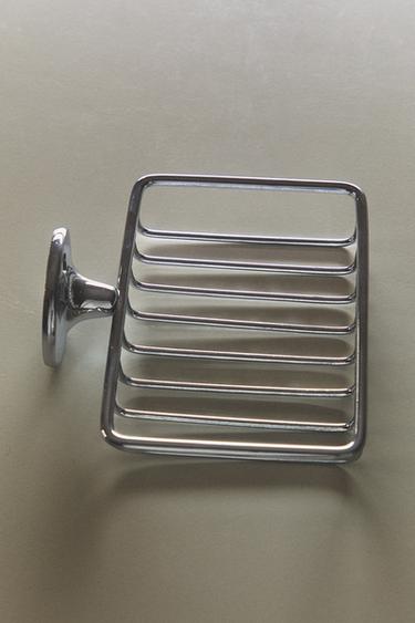 METAL WALL SOAP DISH — Silver 1