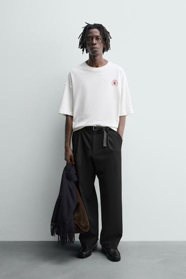 T-SHIRT MIT TEXTPRINTS - Weiß von Zara - Bild 0