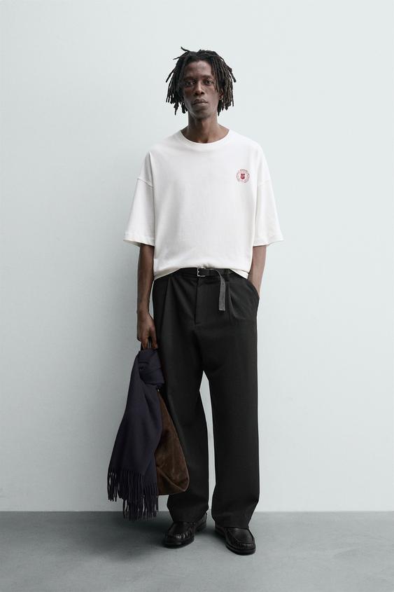 PRINTED TEXT T-SHIRT