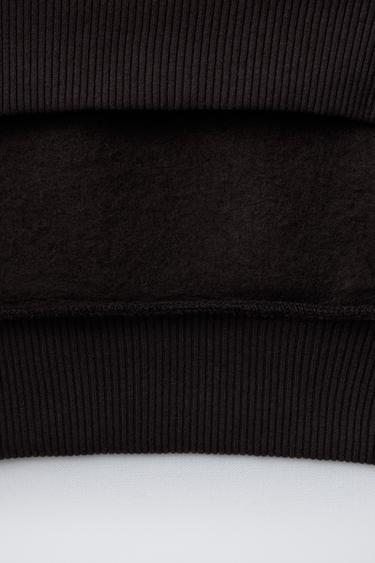 PRINTED HOODIE - chocolate by Zara - Image 3