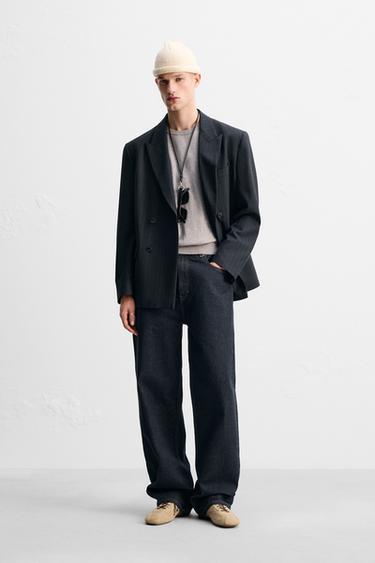 PINSTRIPE SUIT BLAZER - LIMITED EDITION - Blue by Zara - Image 0