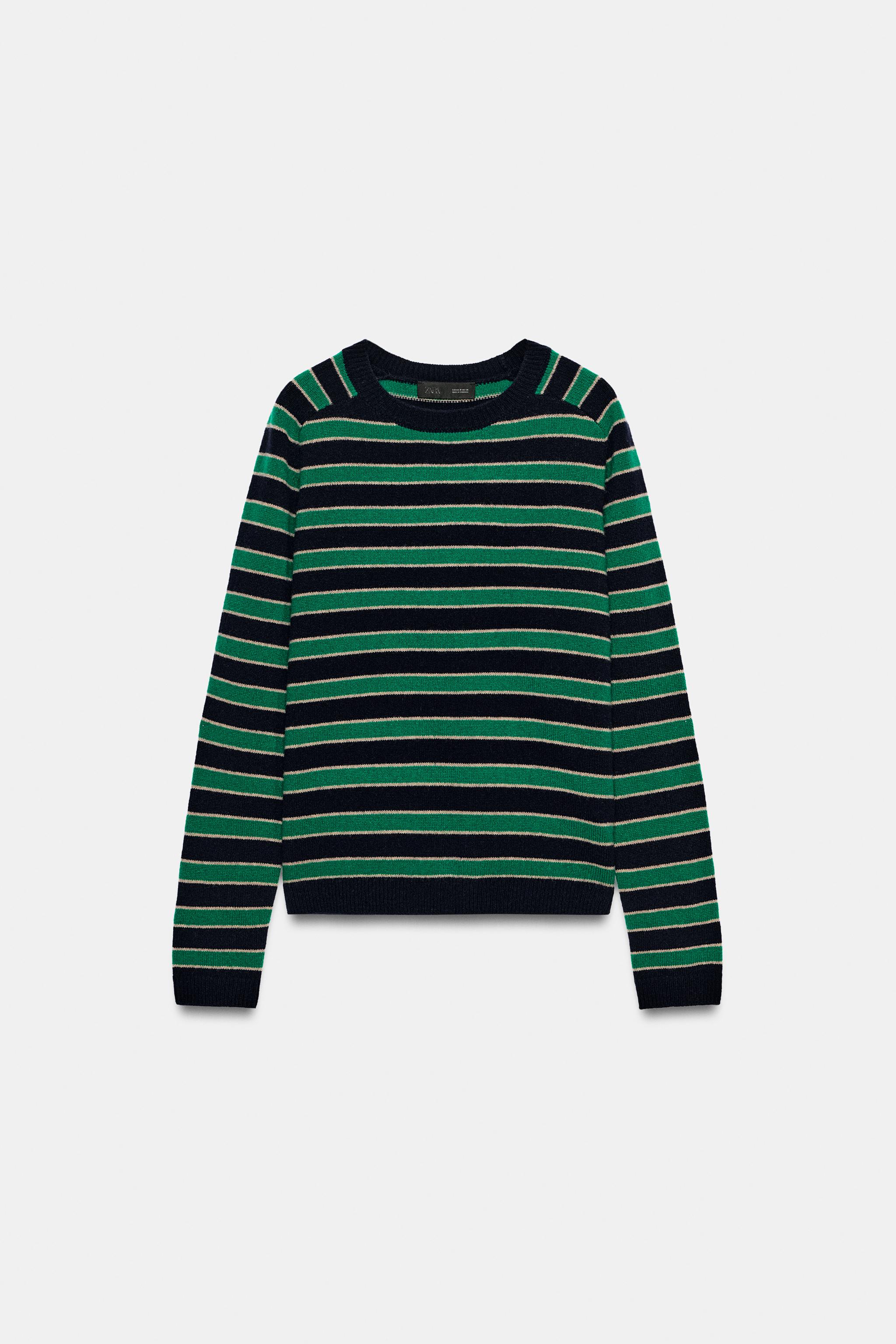 100% WOOL STRIPED JUMPER