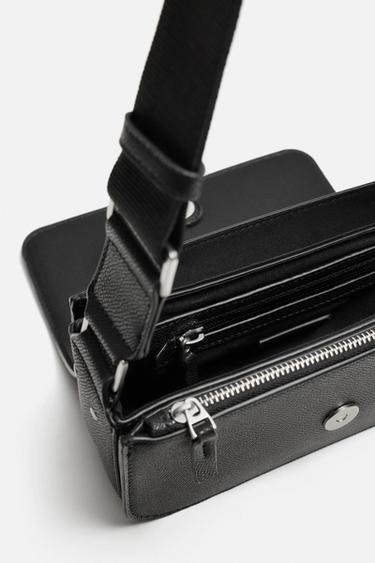 SAC BANDOULIÈRE TEXTURÉ - Noir de Zara - Image 5