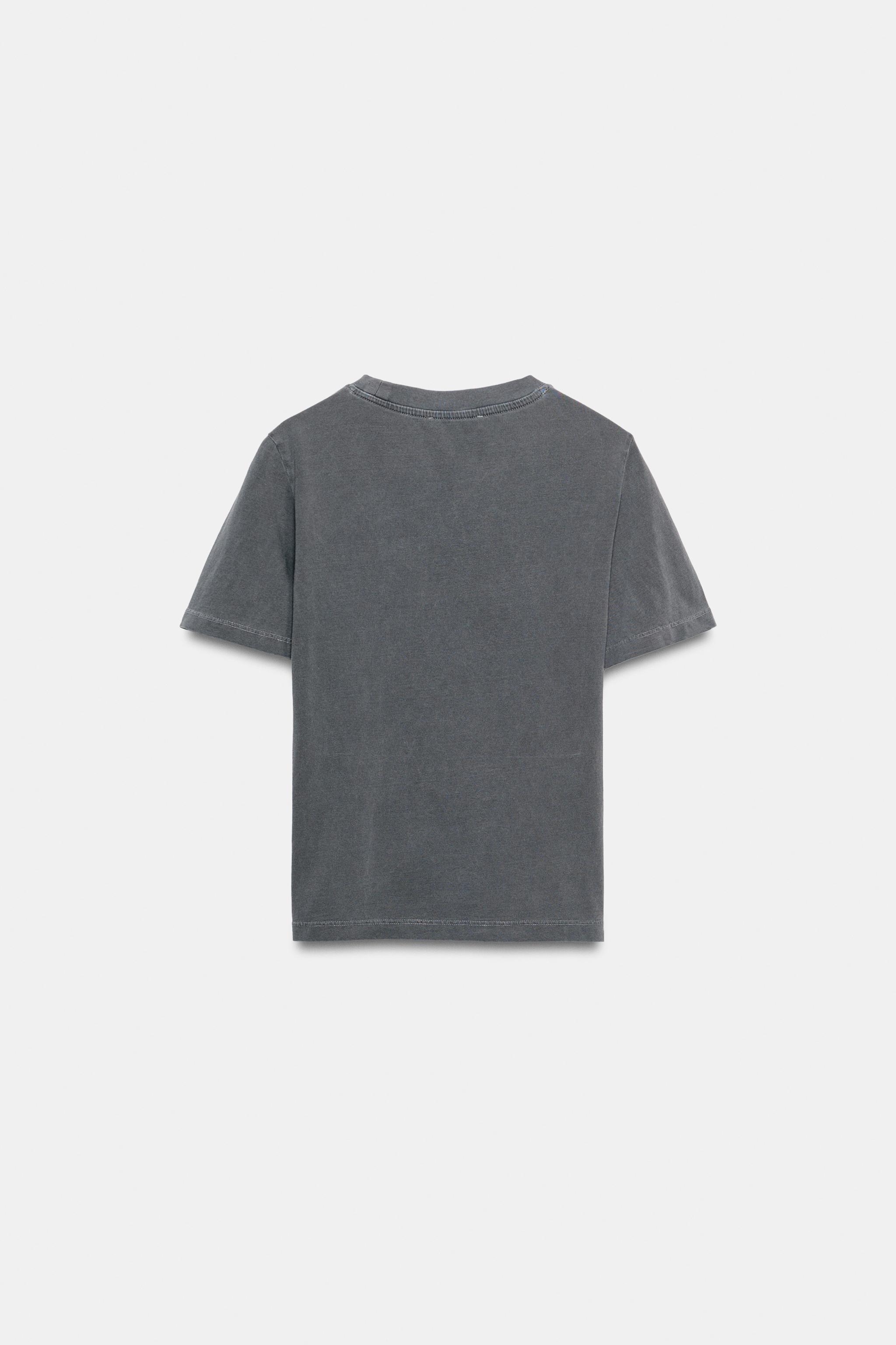 WASHED TEXT T-SHIRT