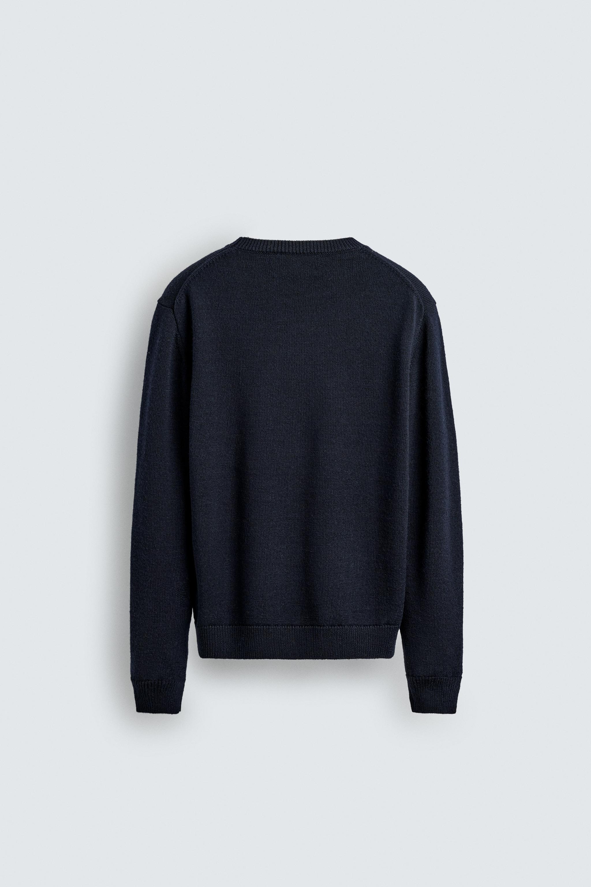 ライトウールセーター - ダークネイビーブルー | ZARA Japan / 日本