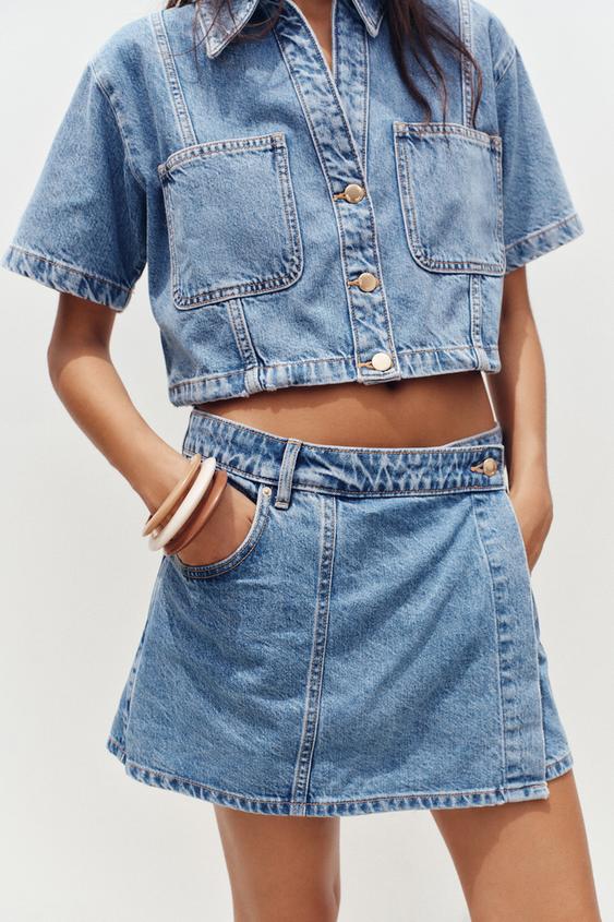 Z1975 DENIM CROSSOVER SKORT