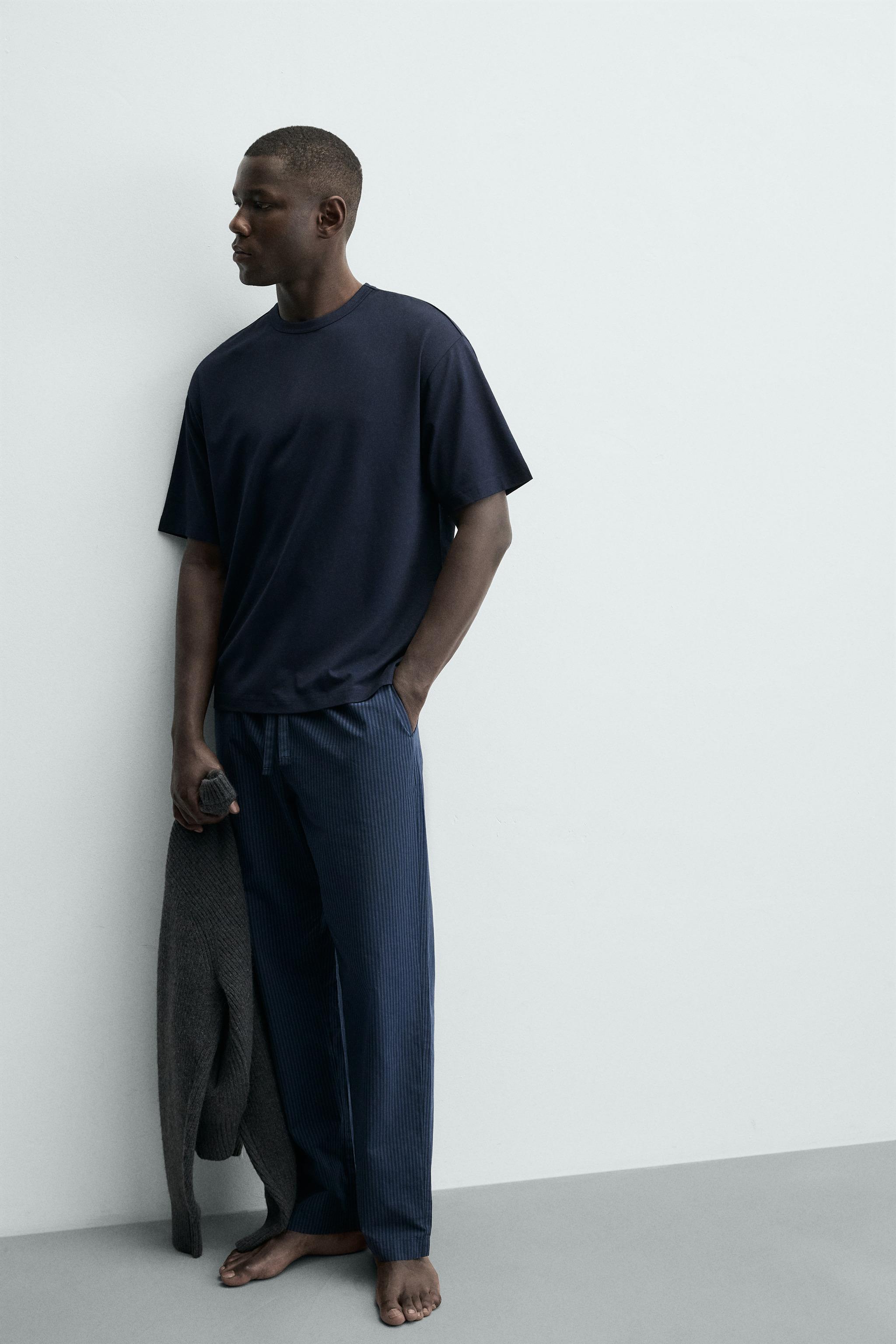 ENSEMBLE DE PYJAMA RAYÉ COMBINÉ