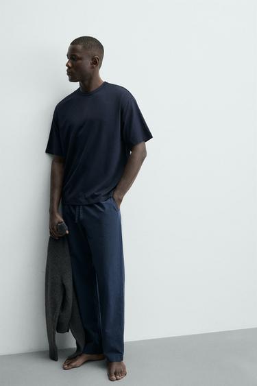 COMBINED STRIPED PYJAMA SET - Navy blue by Zara - Image 6