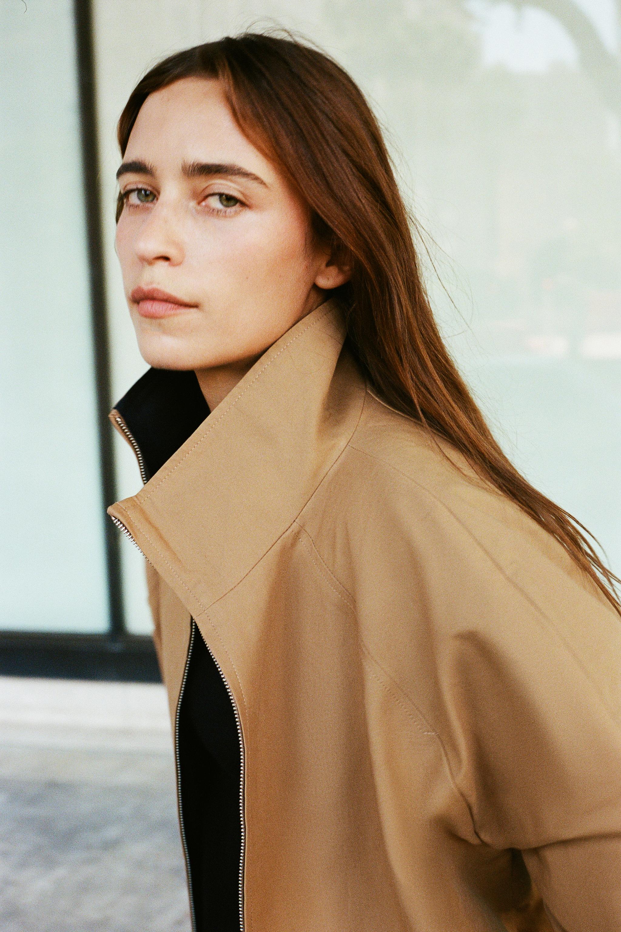 Zw Collection Contrast Trench Coat by Zara