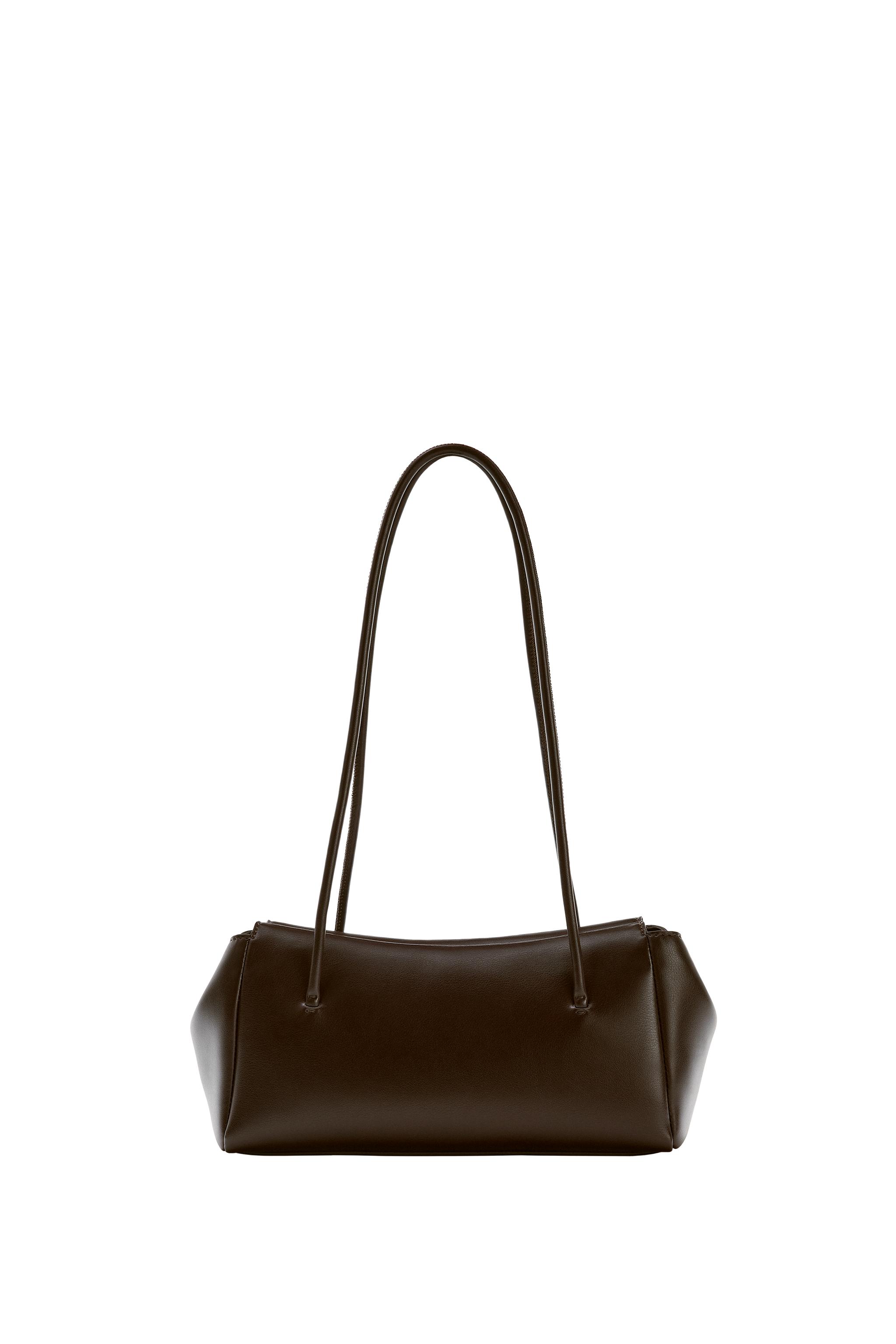 BOLSA DE OMBRO ALONGADA - Marrom | ZARA Brasil
