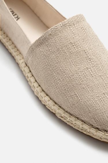 FABRIC ESPADRILLES - Ecru by Zara - Image 4
