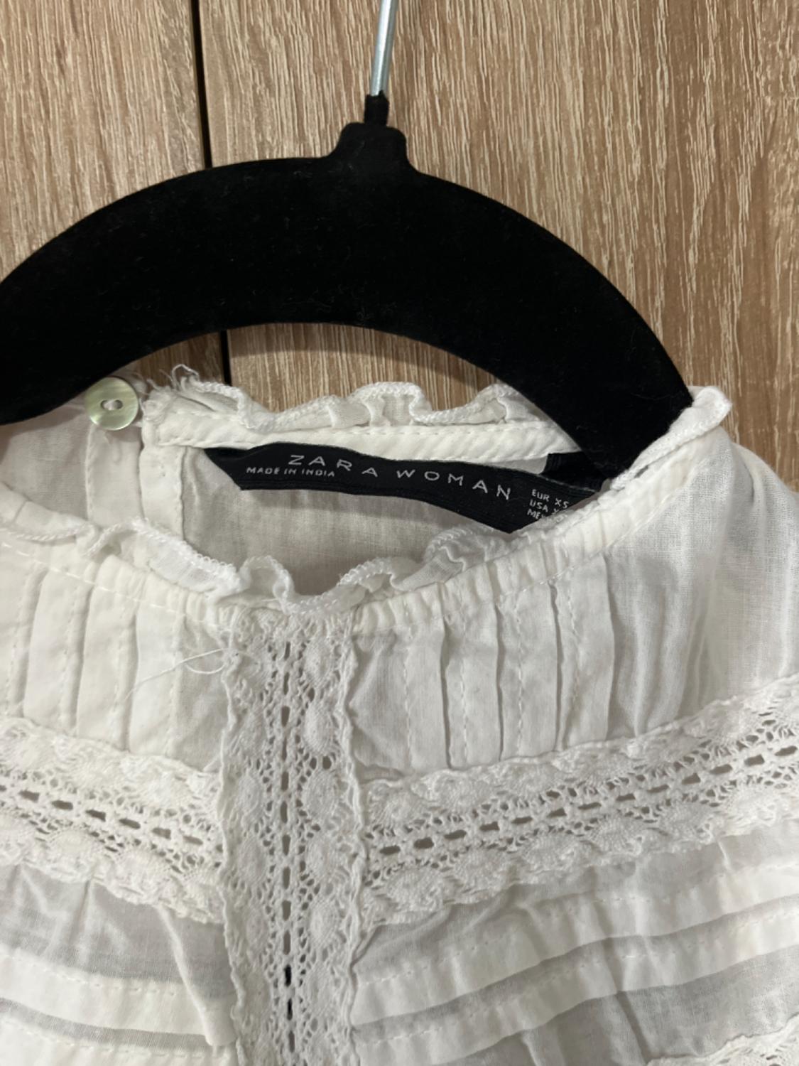 EMBROIDERED BLOUSE WITH PERFORATIONS - Image 6