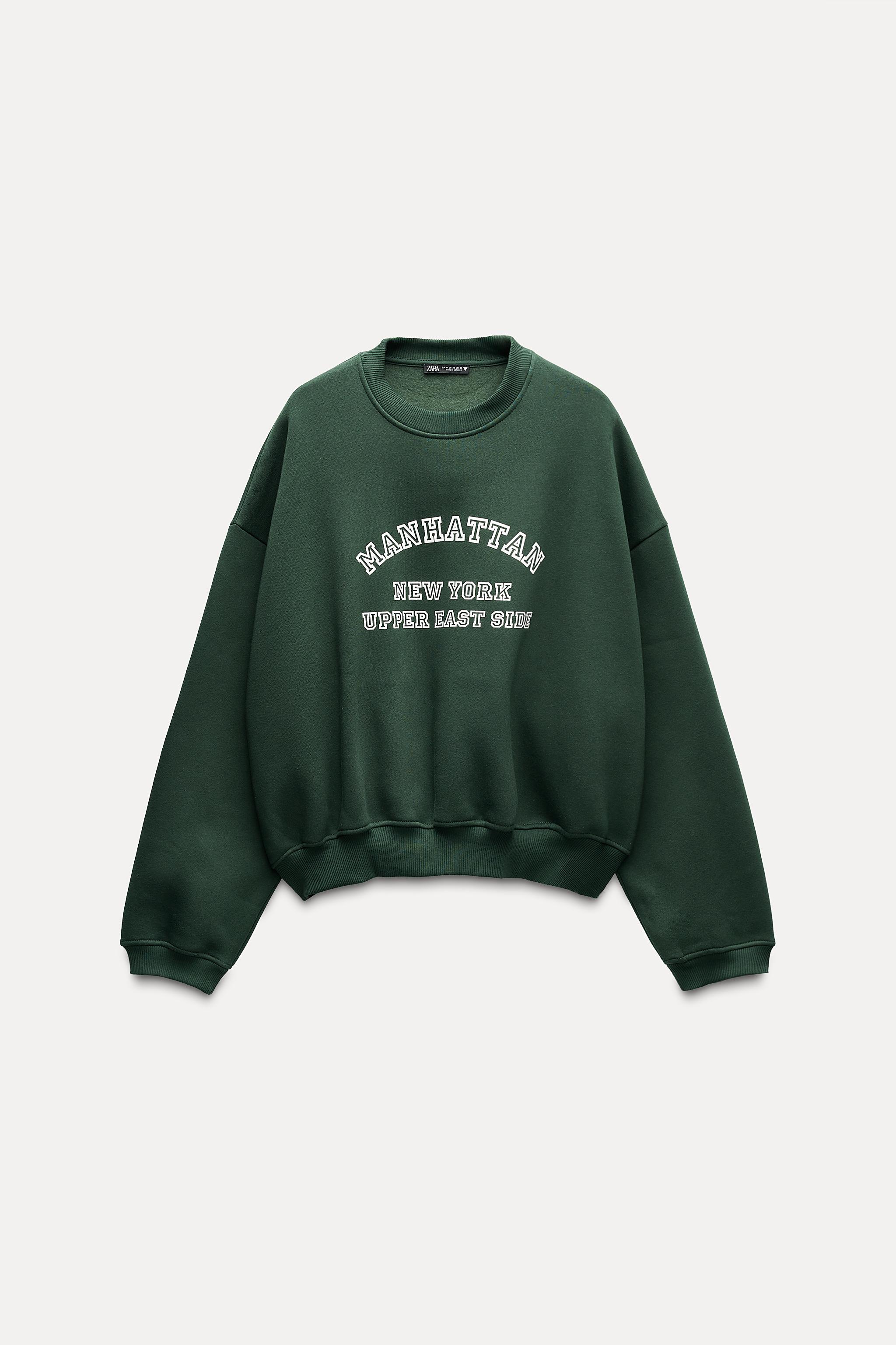 Zara manhattan sweatshirt sale