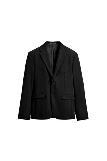 Zara COMFORT SUIT JACKET - Black