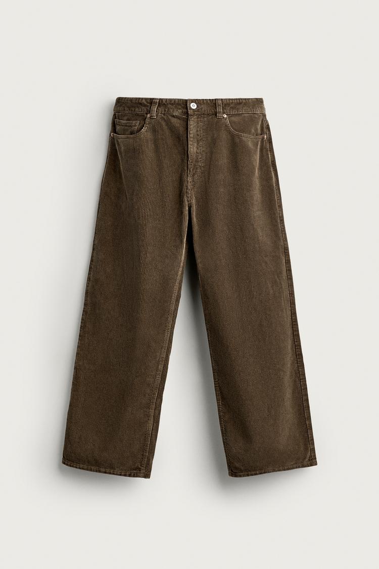 CORDUROY BAGGY FIT TROUSERS