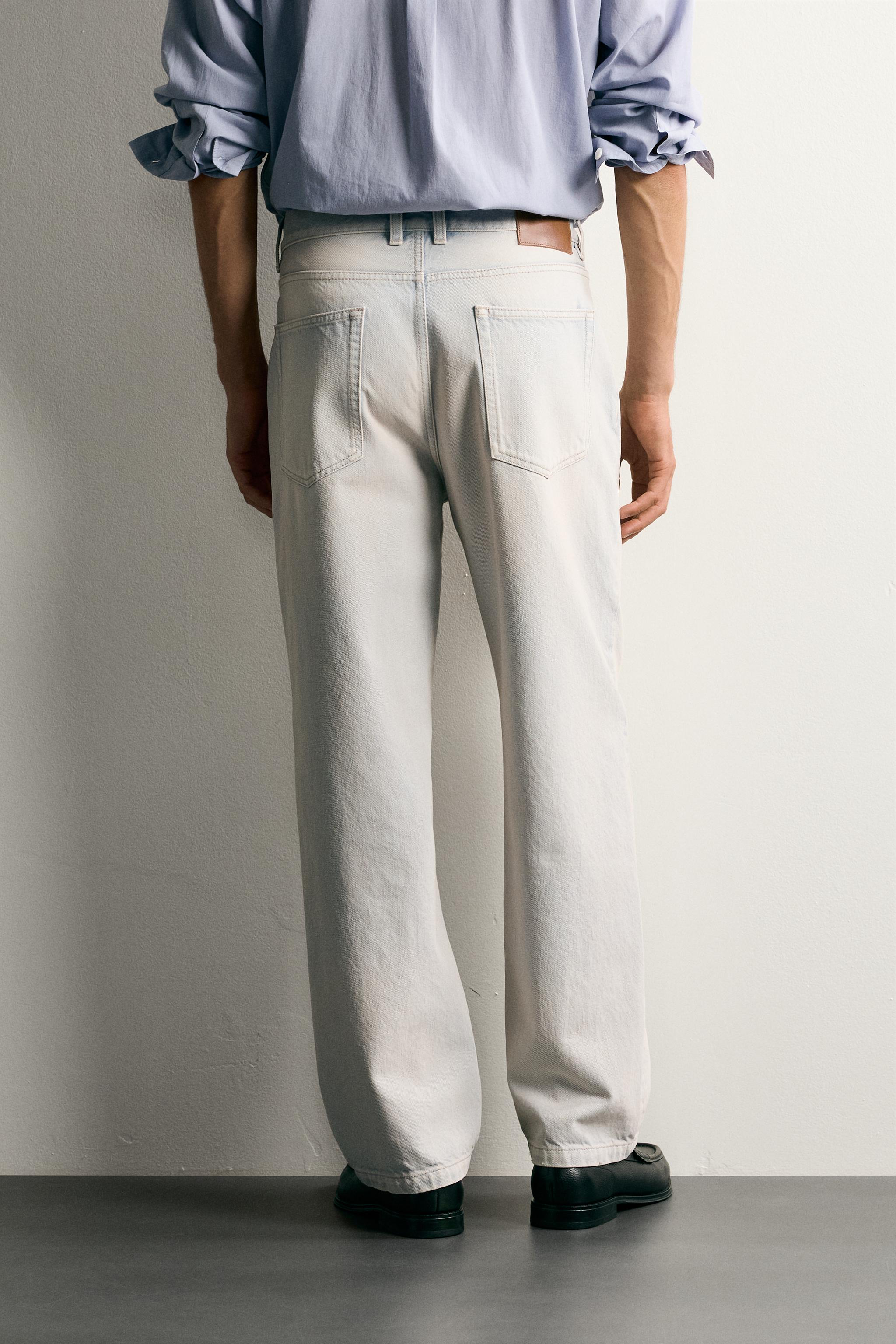 Zara BAGGY CROPPED FIT JEAN görsel 3