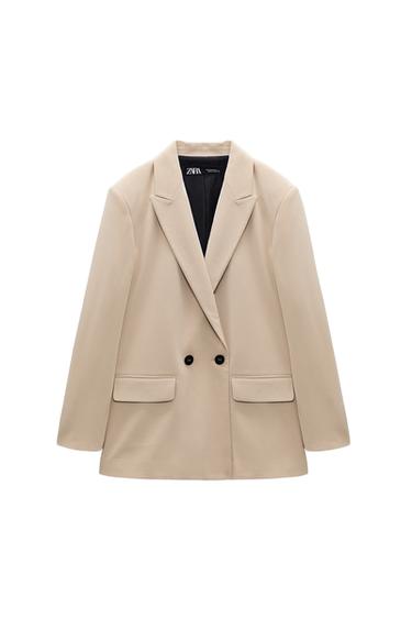 DOUBLE-BREASTED OVERSIZED BLAZER