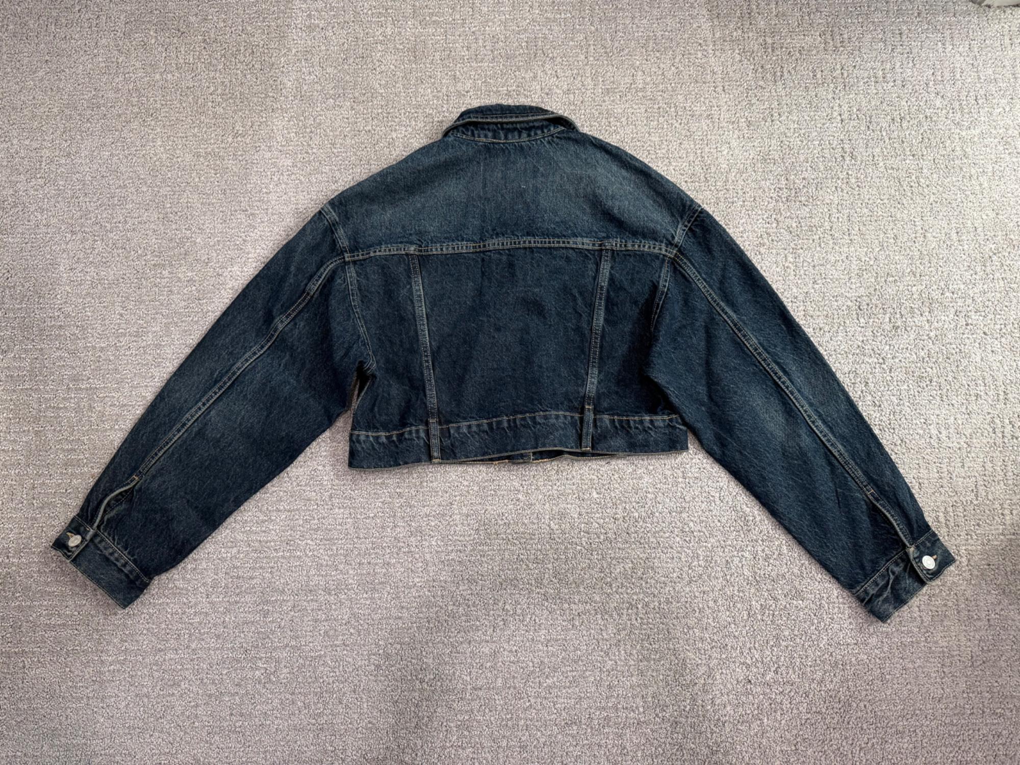 TRF HEART DENIM JACKET SECOND HAND | Zara Preowned