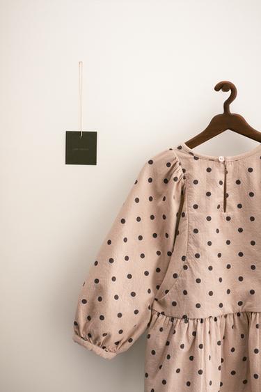 ZARA TIMELESS - POLKA DOT PRINT DRESS - Chalk pink by Zara - Image 2